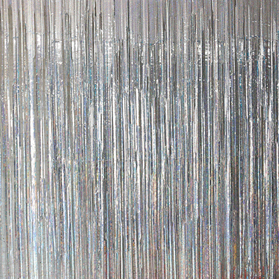 아나그램 실버 파티커튼 - 은박 커튼 파티 장식 이미지